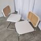 Set of 2 Vintage Cesca Chairs: Marcel Breuer Chrome & Cane, 1970s Mid-Centu