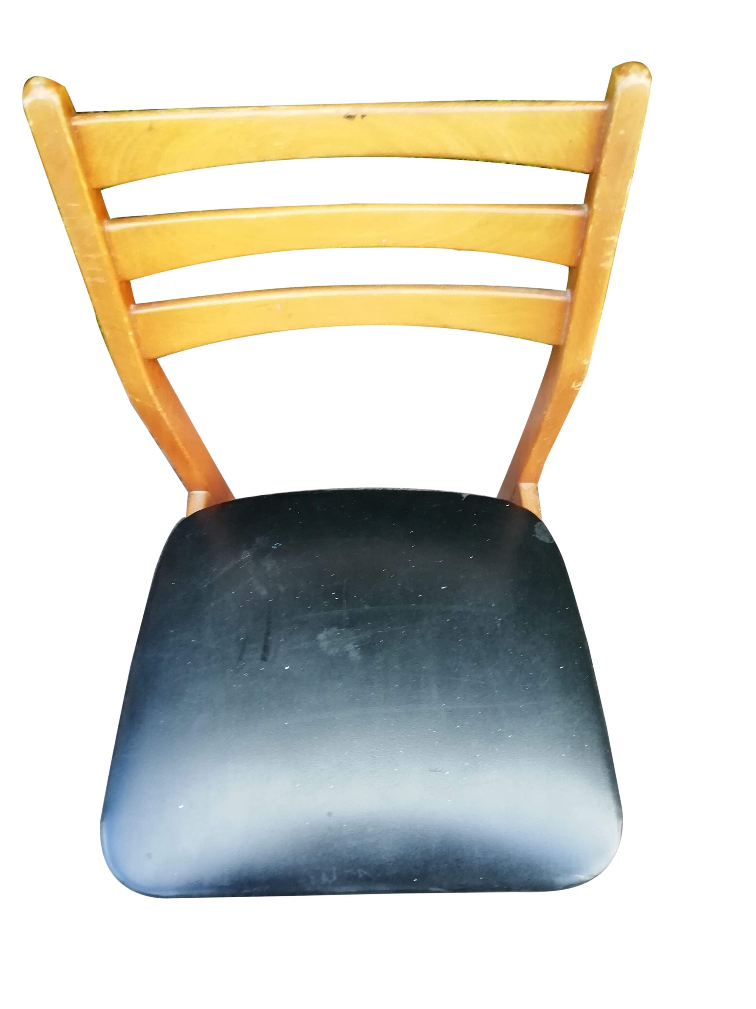 Lot de 4 chaises scandinave vintage 1960
