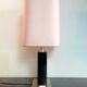 Table lamp, in lacquered wood and brass by Jean Claude Mahey 1970