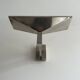 Paire d'appliques vintage chromée, Disderot pour Verre Lumière série 680, France 1982