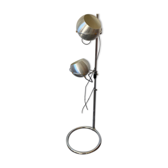 Chrome eye ball floor lamp by Goffredo Reggiani vintage 1970