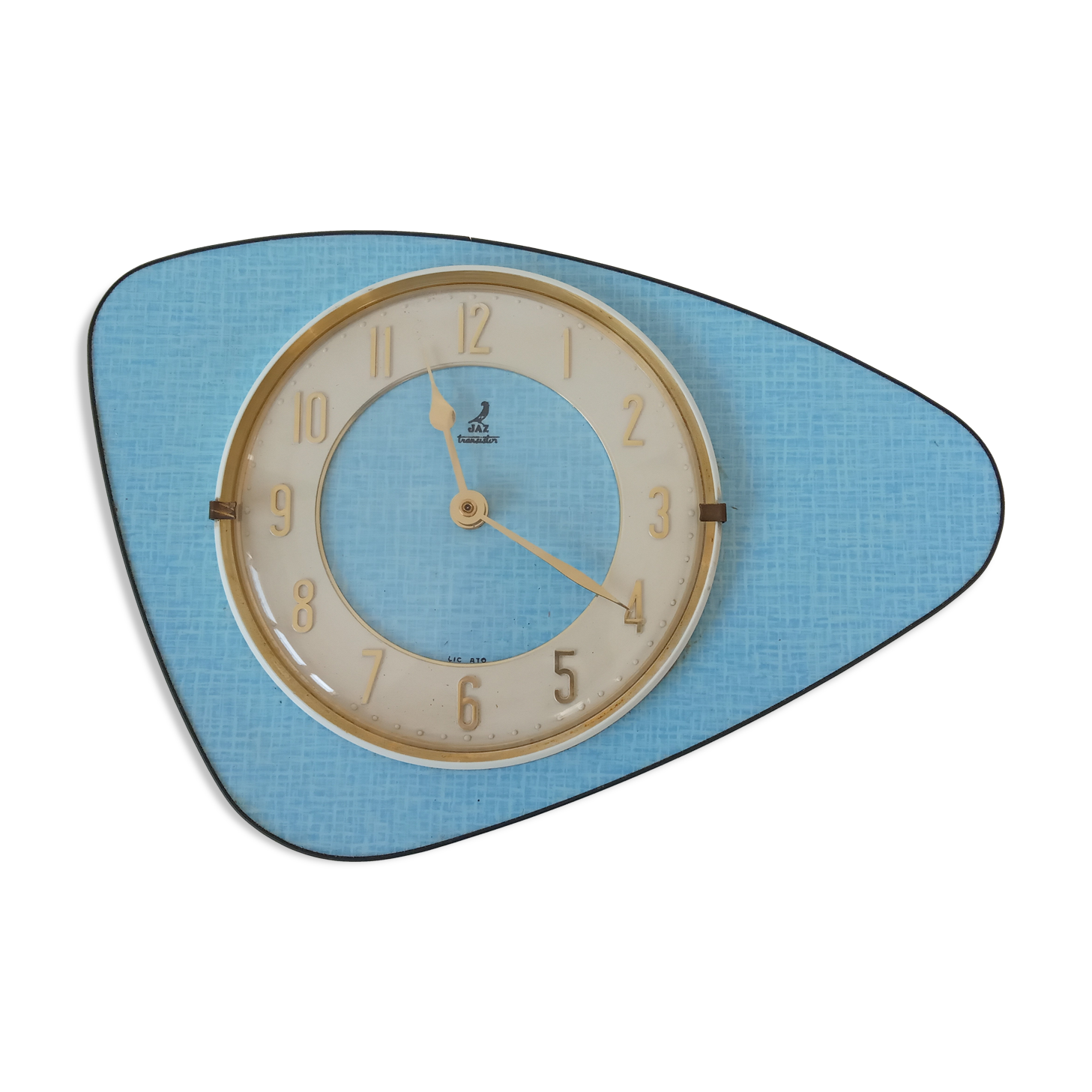 Clock clock in formica 50s/60s
