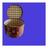 Old hat box SILKA diameter 39 cm