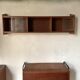 Bookcase vintage pyramidal wall shelf