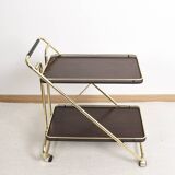 Trolley, bar service, folding table, in formica