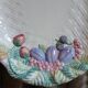 6 antique flat plates in majolica + dish