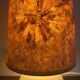 stone lamp with its lampshade in dried flowers 1970