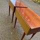 2 Scandinavian rosewood bedside tables from the 1960s