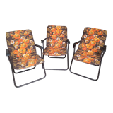 3 folding chairs