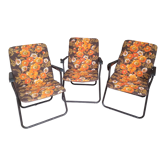 3 chaises pliante