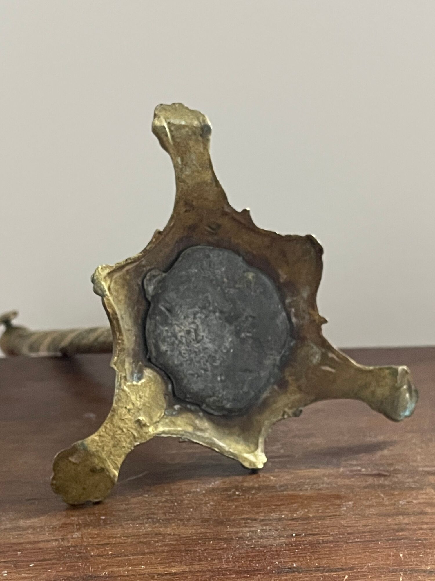 Hat holder siegel & hommey xixth in bronze