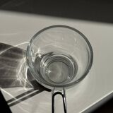 Set of 9 vintage Italian cups with metal handles.