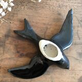 Black ceramic swallow