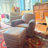 Club chair + footrest