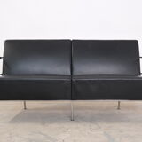 Leather sofa & armchair by Gunilla Allard 1990's