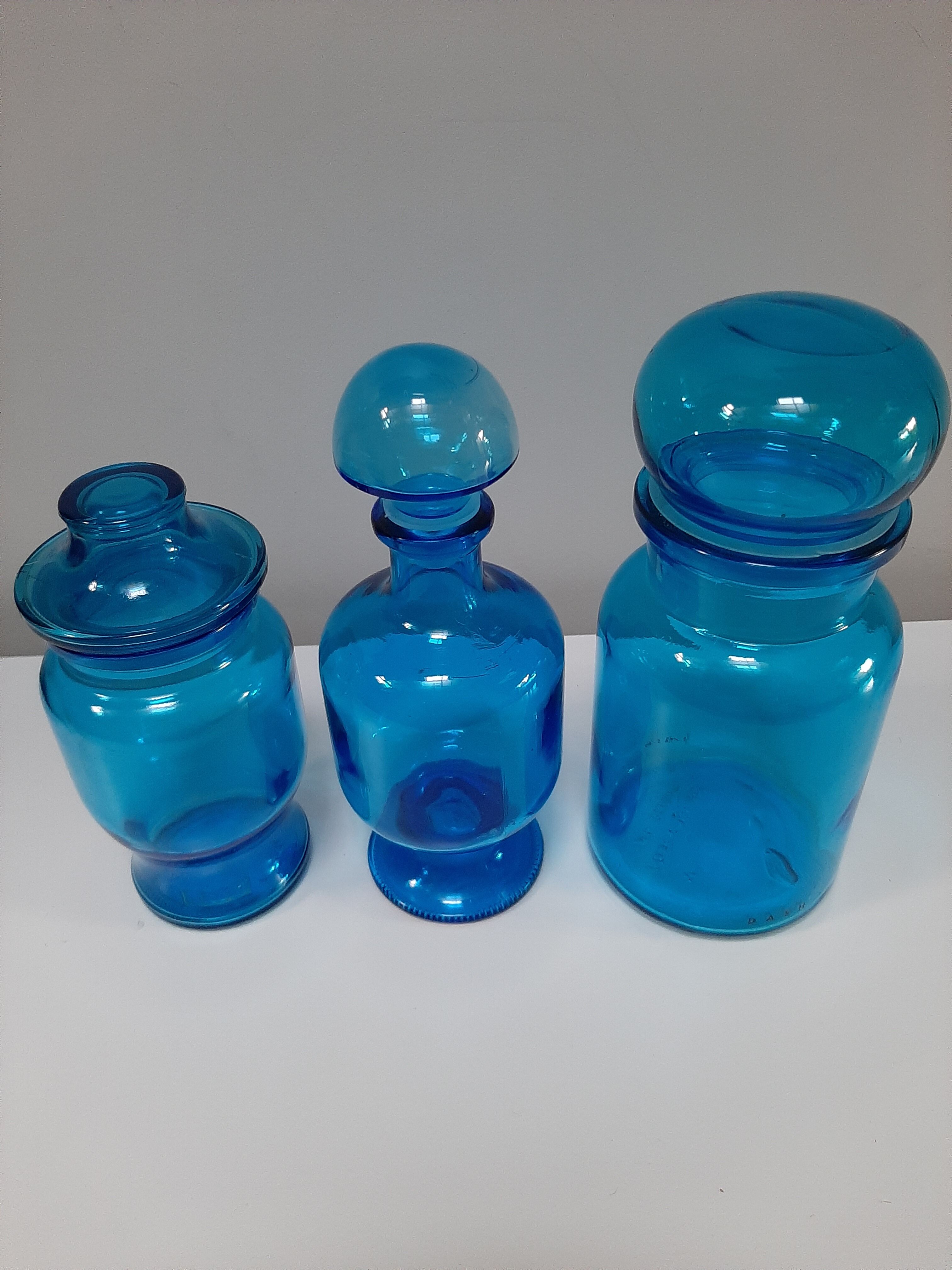 Pharmacy jars, apothecary bottles