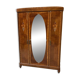 Antique - wardrobe, linen cupboard, inlays -