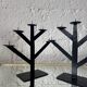 Wrought iron chandeliers, 1980s Habitat style