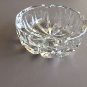 crystal ashtray signed saint-louis