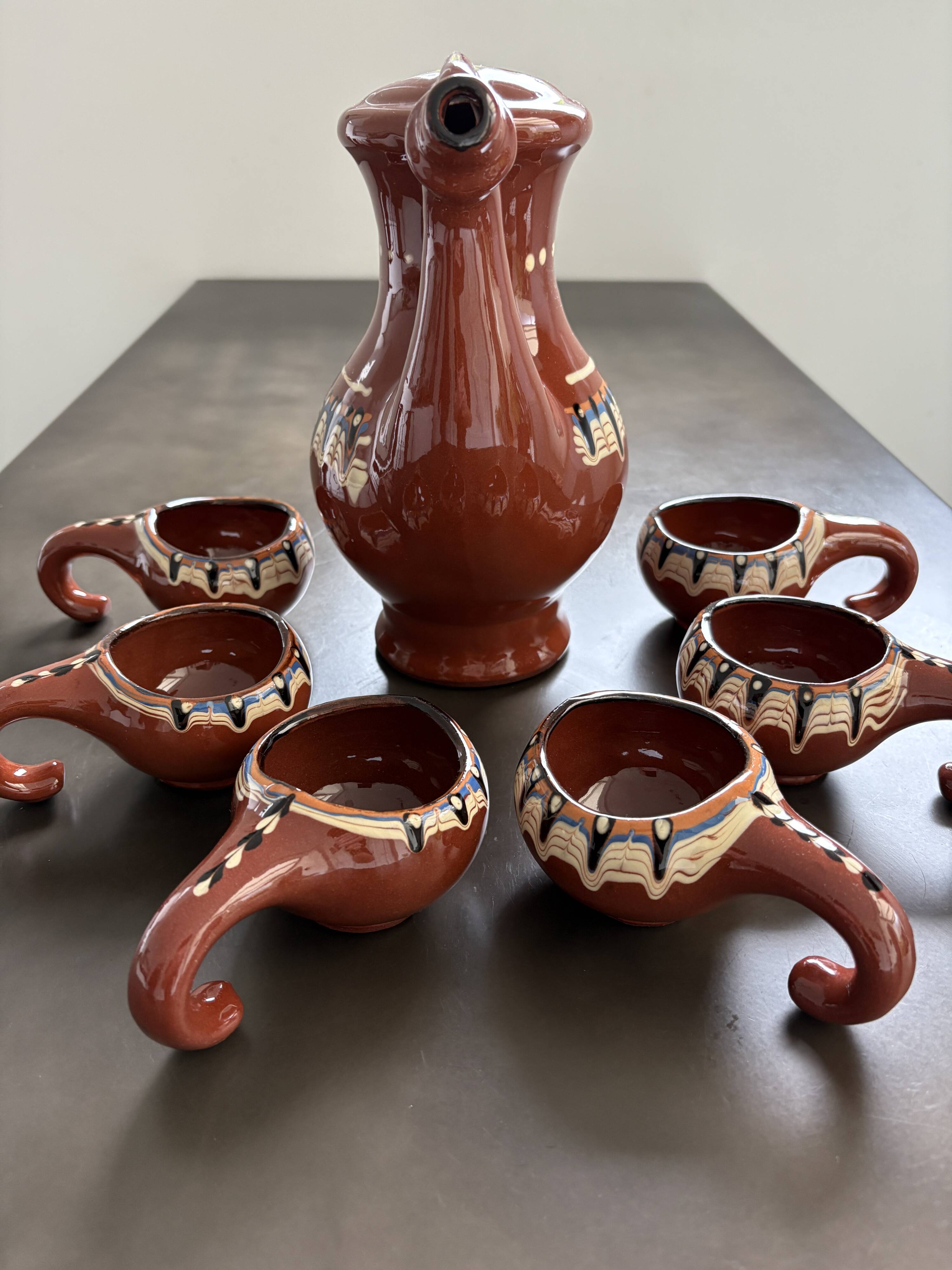 Vintage Bulgarian Drinks Set