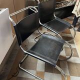 2 Bauhaus style Mies Van der Rohe chairs