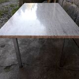 Travertine coffee table