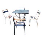 Table Hélix avec ses 4 chaises