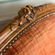 Pair of transitional carved wooden armchairs, 18th century