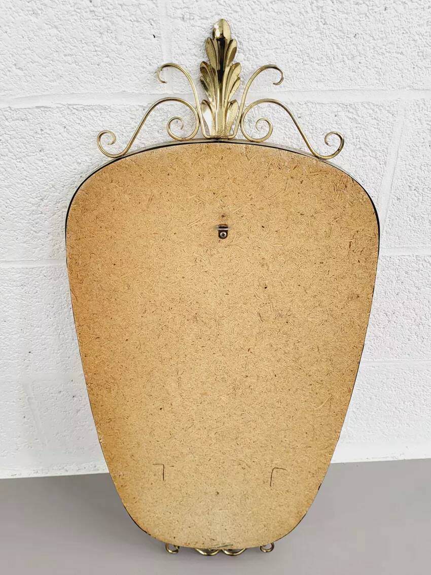 Miroir rétroviseur années 50 60 35x71cm