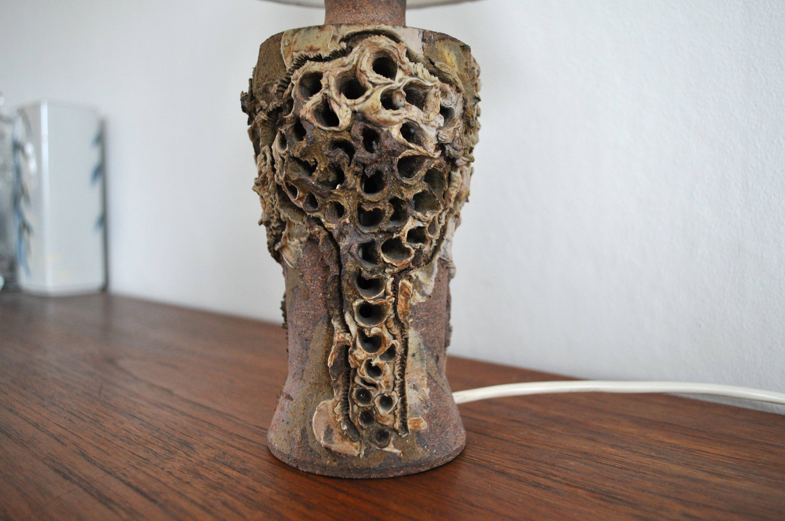 Unique Bodil Marie Nielsen Danish Modern Ceramic Table Lamp, 1960s