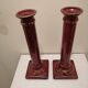 PAIR OF CERAMIC TORCHES