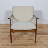 PJ112 Lounge Chairs by Ole Wanscher for Poul Jeppesens, 1960s, Set of 2