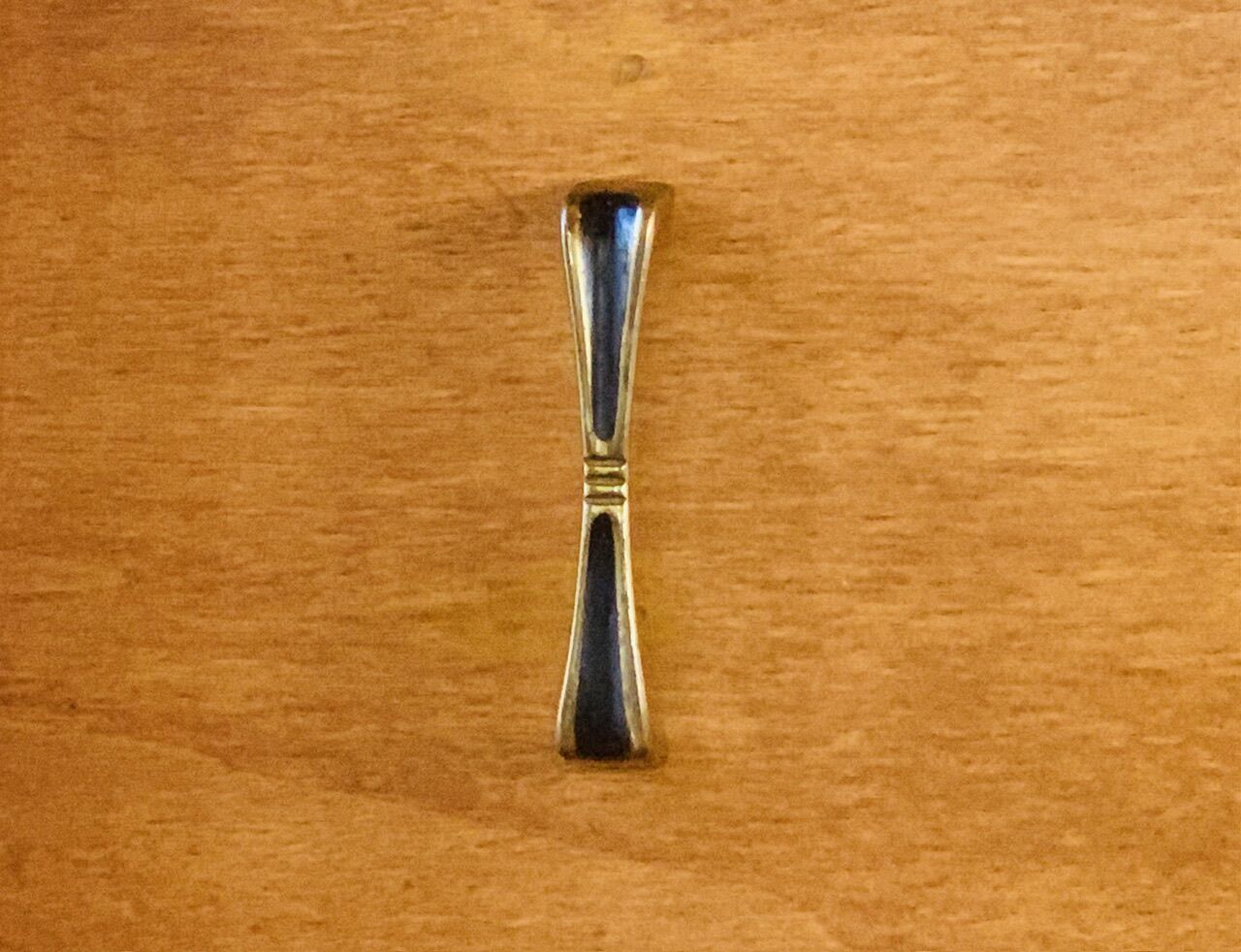 Small vintage row with sliding doors, metal legs Circa 50's