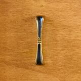 Small vintage row with sliding doors, metal legs Circa 50's