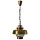 Brass and bubble glass ceiling light, 1960s, Germany