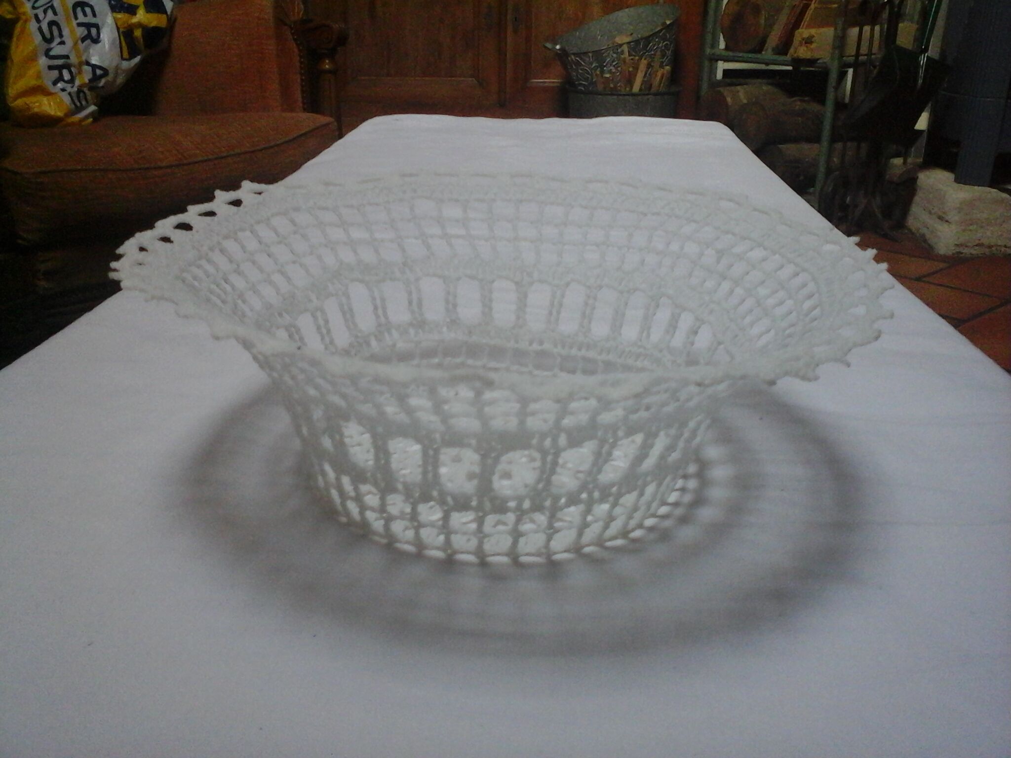 Lace basket