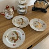 Japanese service with golden dragon pattern