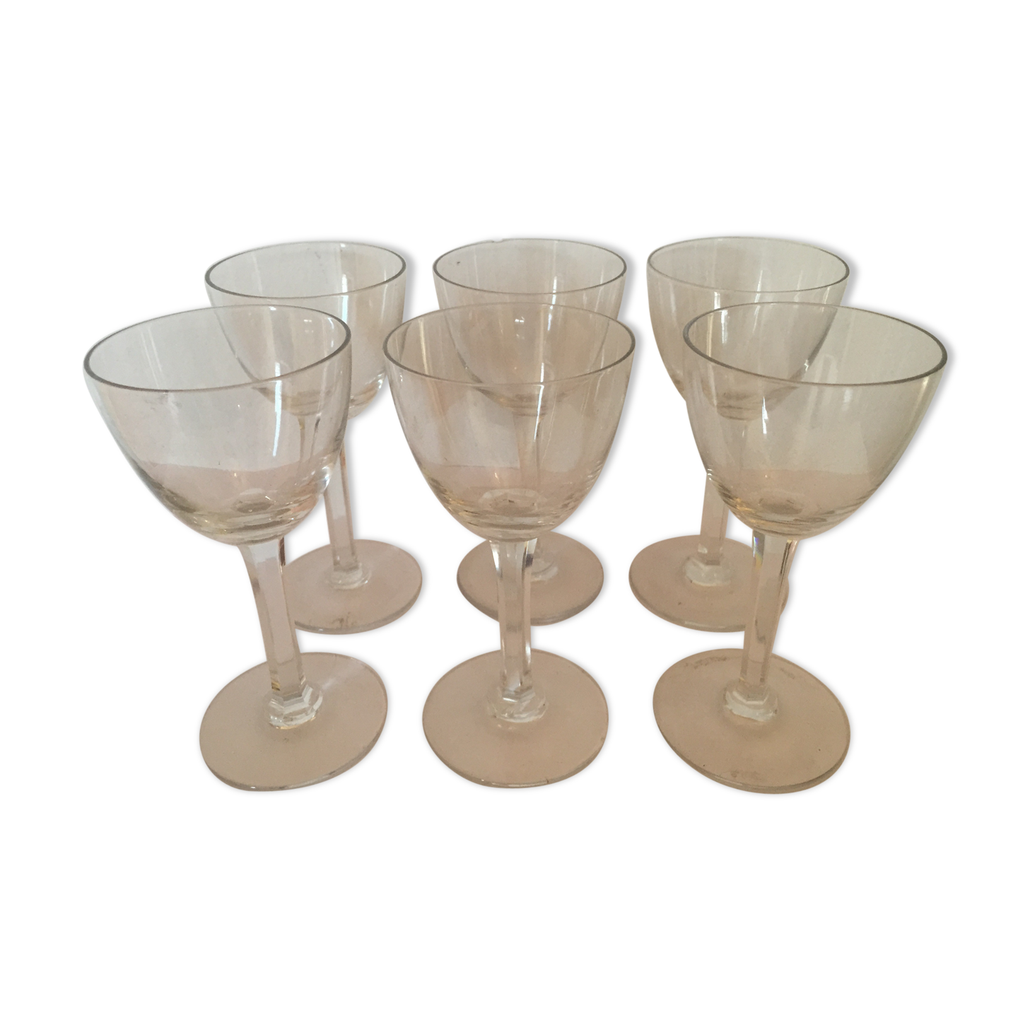 Set of 6 Crystal glasses