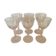 Set of 6 Crystal glasses