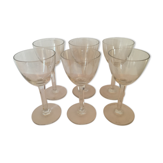 Set of 6 Crystal glasses