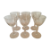 Set of 6 Crystal glasses