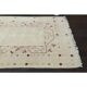 1970s vintage Turkish Oushak handmade wool cotton beige area rug 176x267