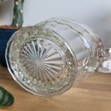 Art Deco pitcher depression glass