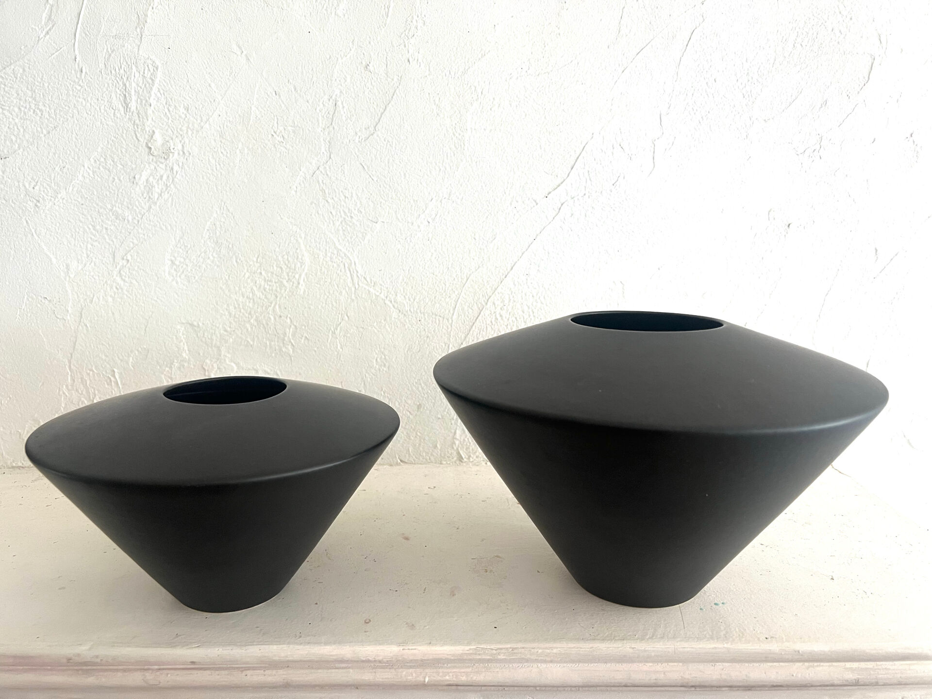 Duo of vases Claude Dumas