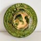 Old Tamegroute bowl, green glazed ceramics, pottery, catch-all.