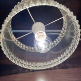 Vintage plexiglass pendant light, circa 1970s