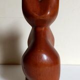 Scandinavian cat in vintage solid wood