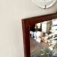 Dark wooden mirror ☐ 40 x 29.5 cm