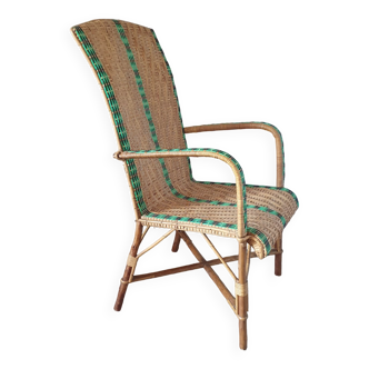 Rattan armchair