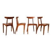 4 vintage scandinavian chairs